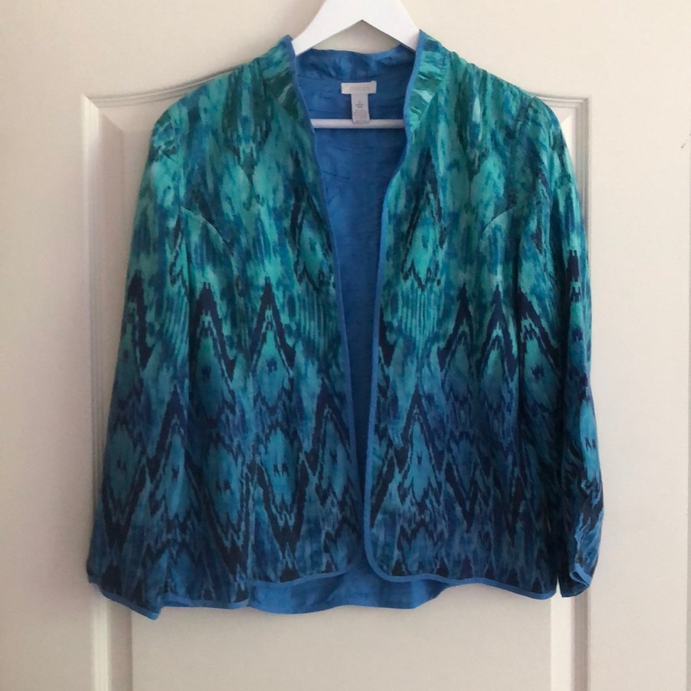 Chico’s Cotton Draper Jacket